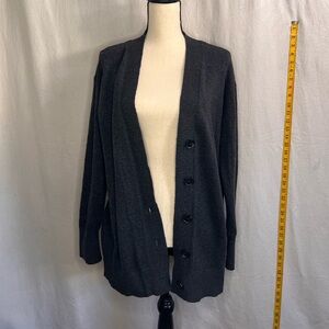 Cozy Black Cardigan Sweater